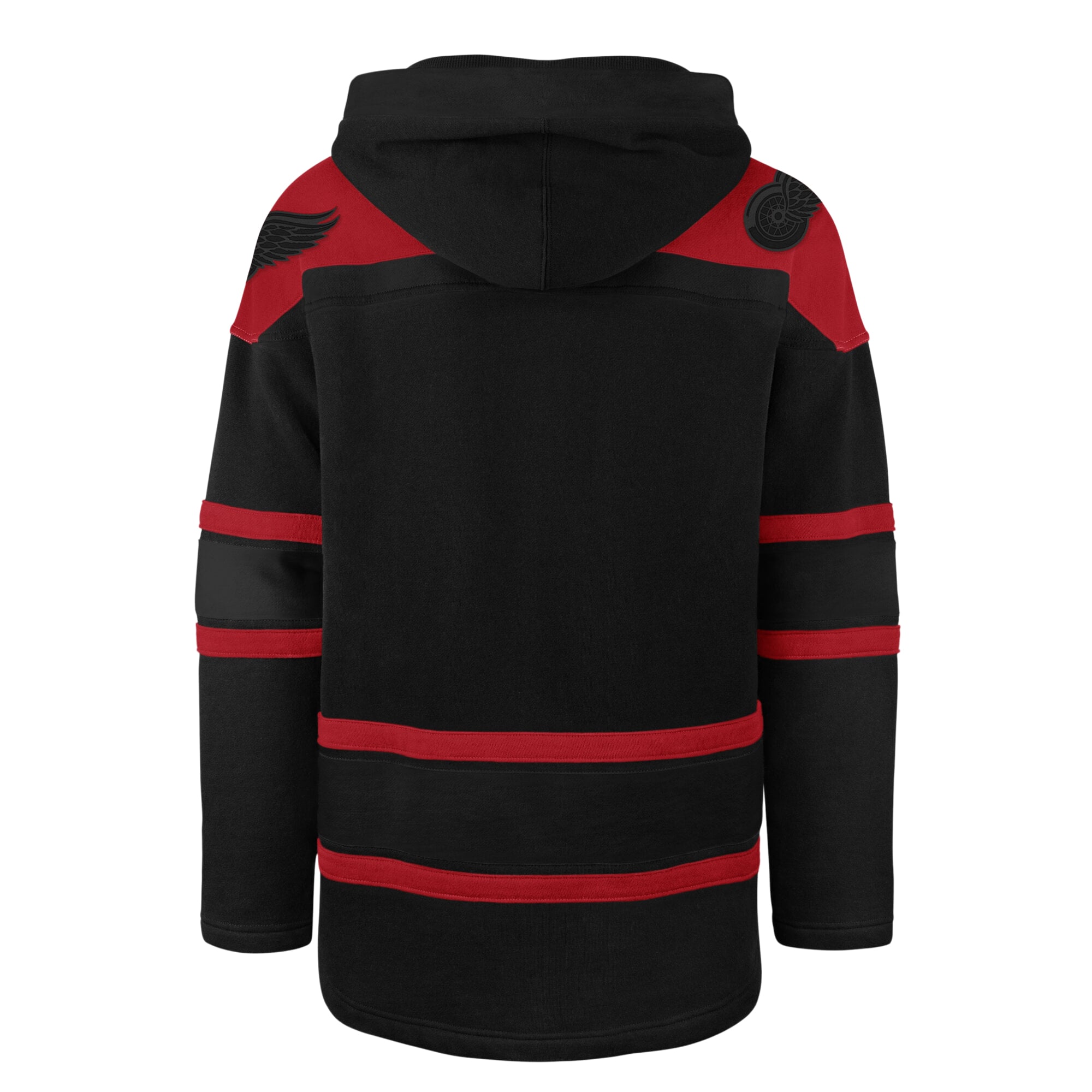 Sweat à capuche lacets Detroit Red Wings noir '47 pour homme