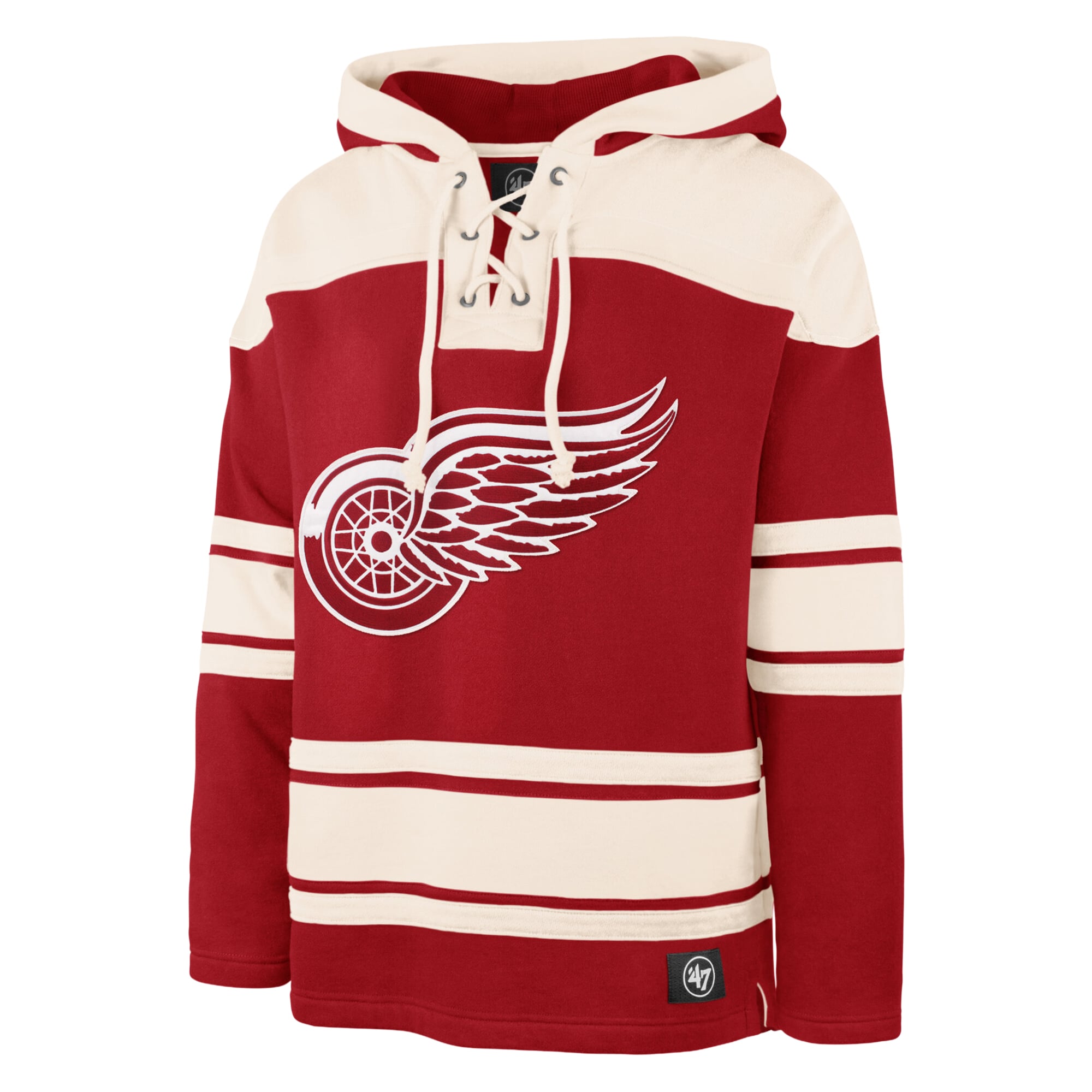 Sweat à capuche Superior Lacer rouge Detroit Red Wings '47 pour homme