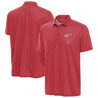 Detroit Red Wings Antigua Vigorous Polo - Red