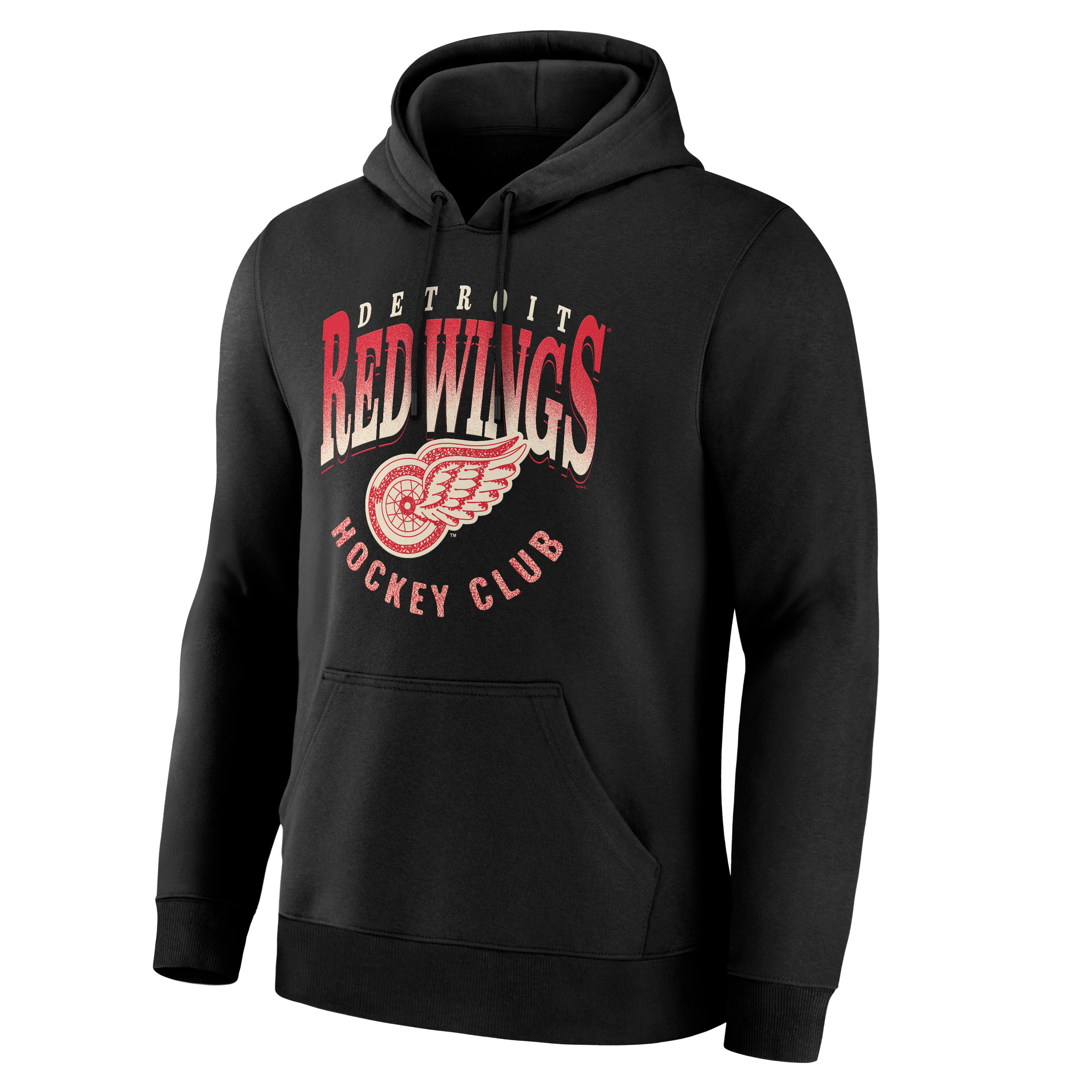 Sweat à capuche alternatif noir pour homme des Red Wings de Détroit