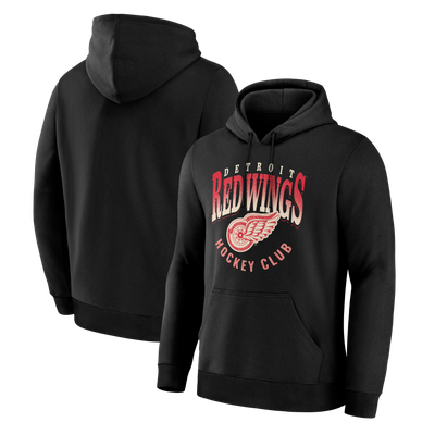 Men's Detroit Red Wings Black Alternate Hoodie