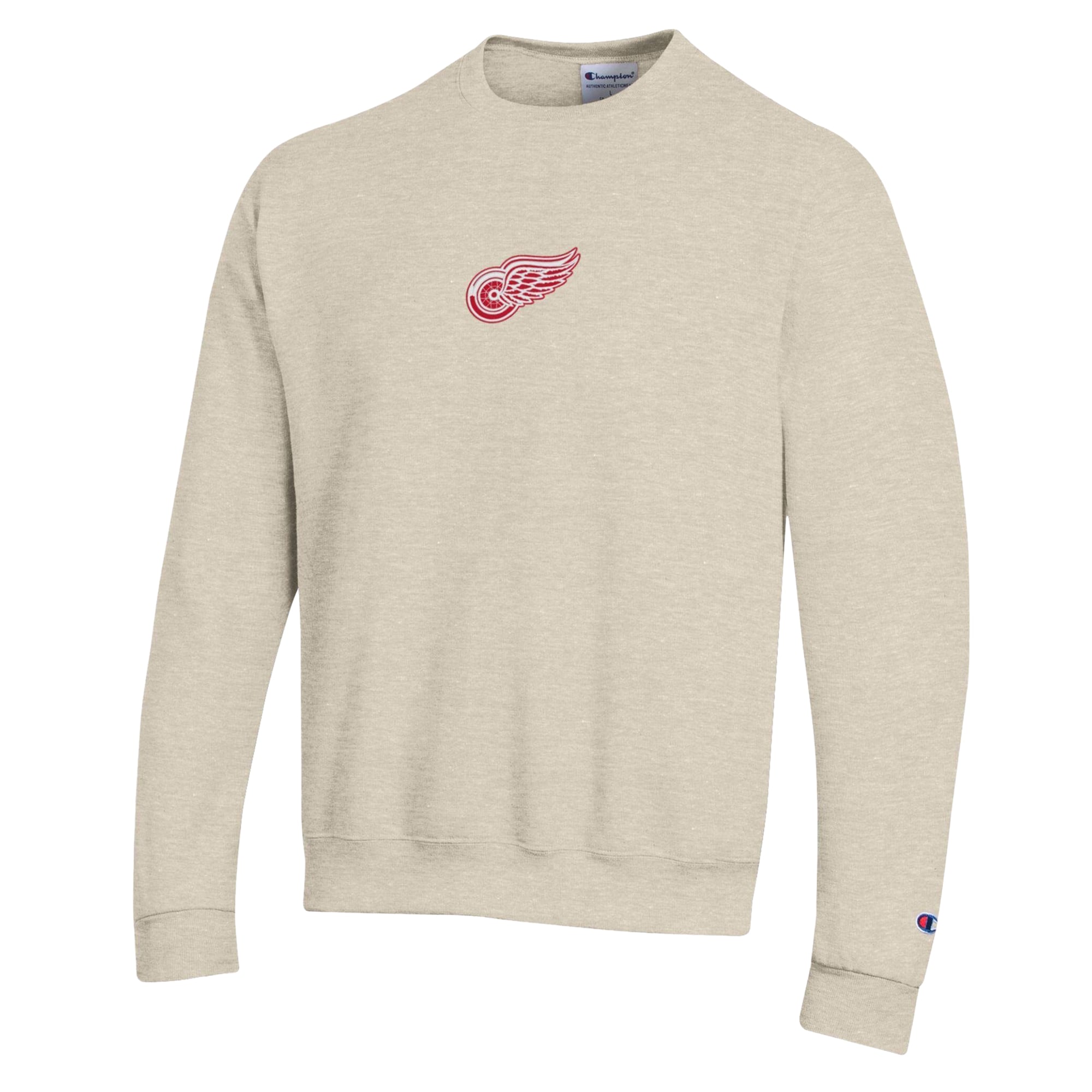 Sweat-shirt Champion pour homme, couleur avoine, Detroit Red Wings, Eco Powerblend