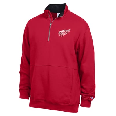  Detroit Red Wings Champion Quarter-Zip Pullover - Scarlet