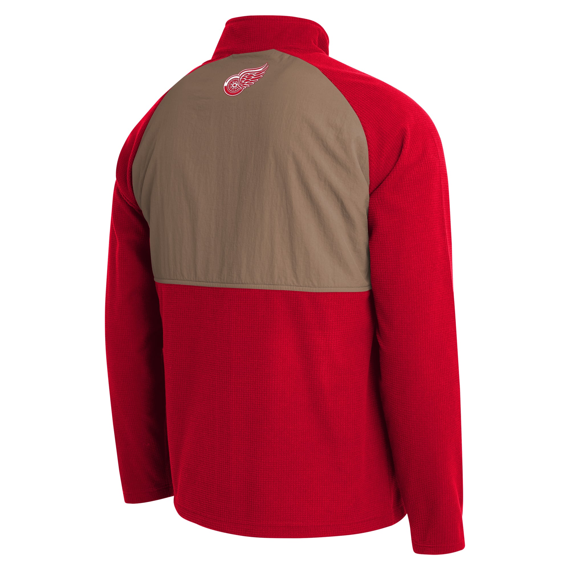 Veste raglan zippée intégrale rouge/beige des Red Wings de Détroit, collection Darius Rucker pour homme par Fanatics