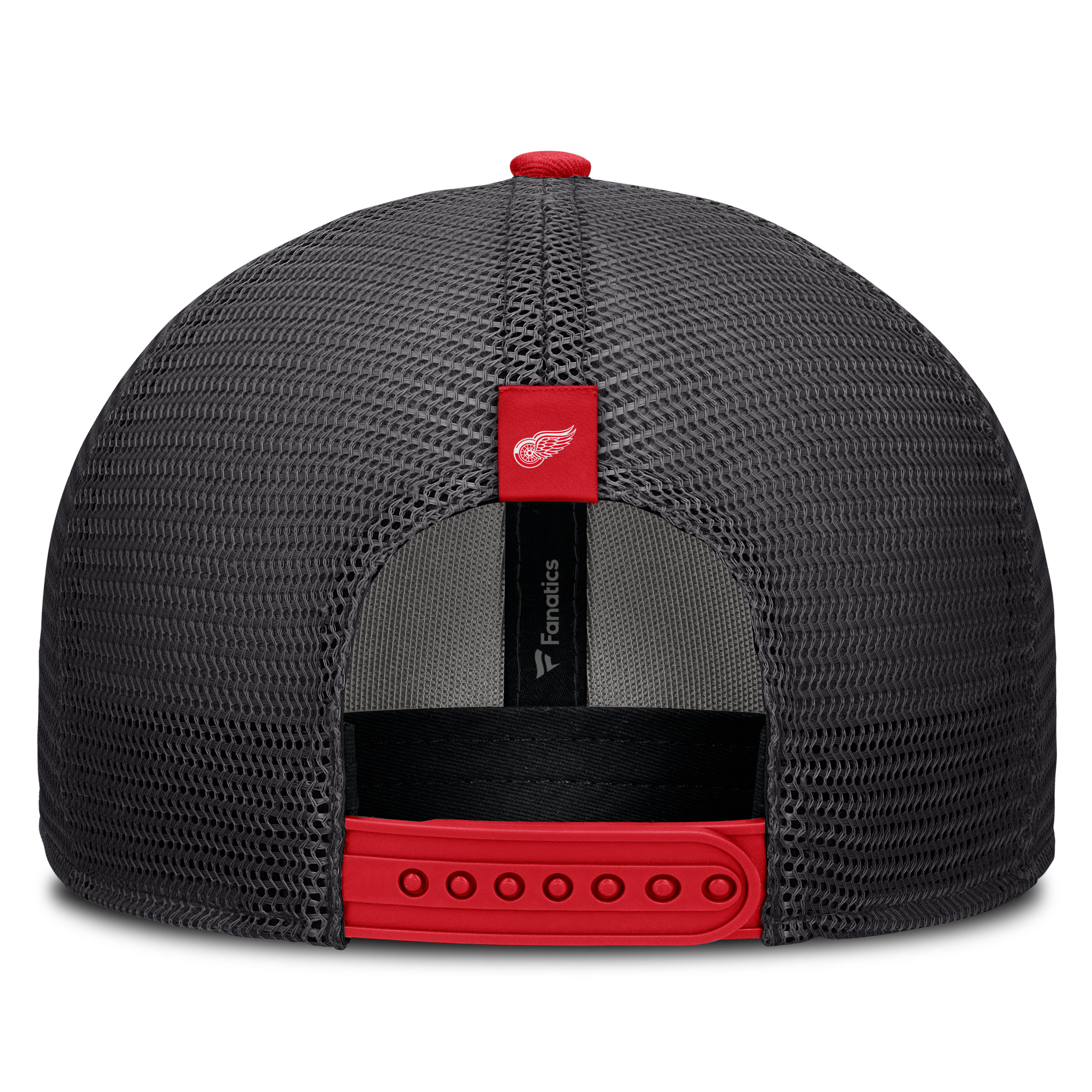 Casquette trucker ajustable Fanatics noire Detroit Red Wings Fundamental Limits pour homme