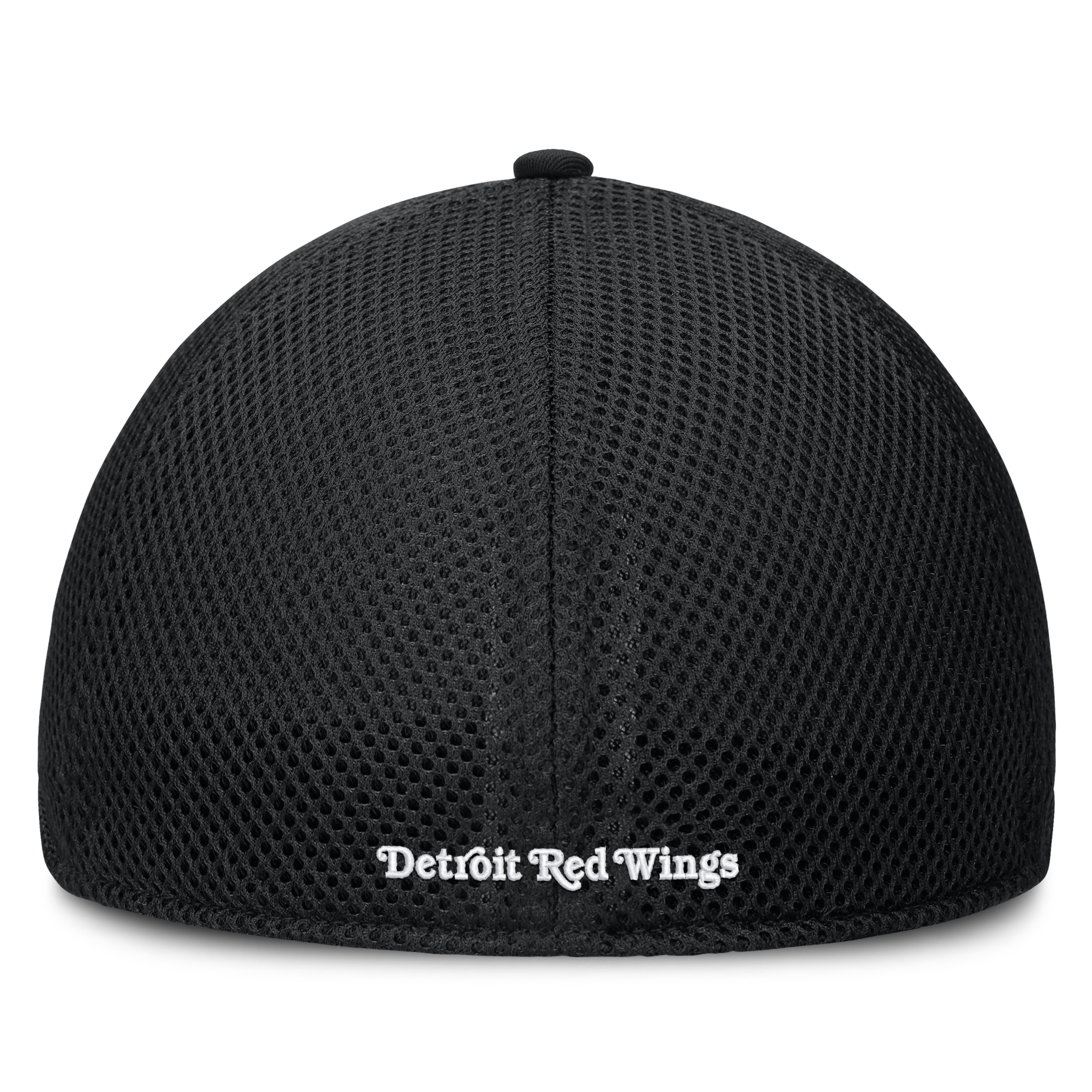 Men's Fanatics  Black Detroit Red Wings Tonal Meshback Stretch Hat