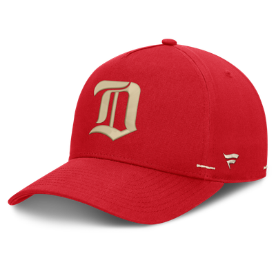 Men's Detroit Red Wings Fanatics Red Alternate Authentic Pro Rink A-Frame Adjustable Hat