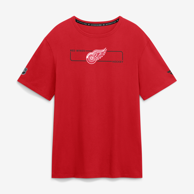 Men's Detroit Red Wings Fanatics Red Authentic Pro Primary Logo T-Shirt