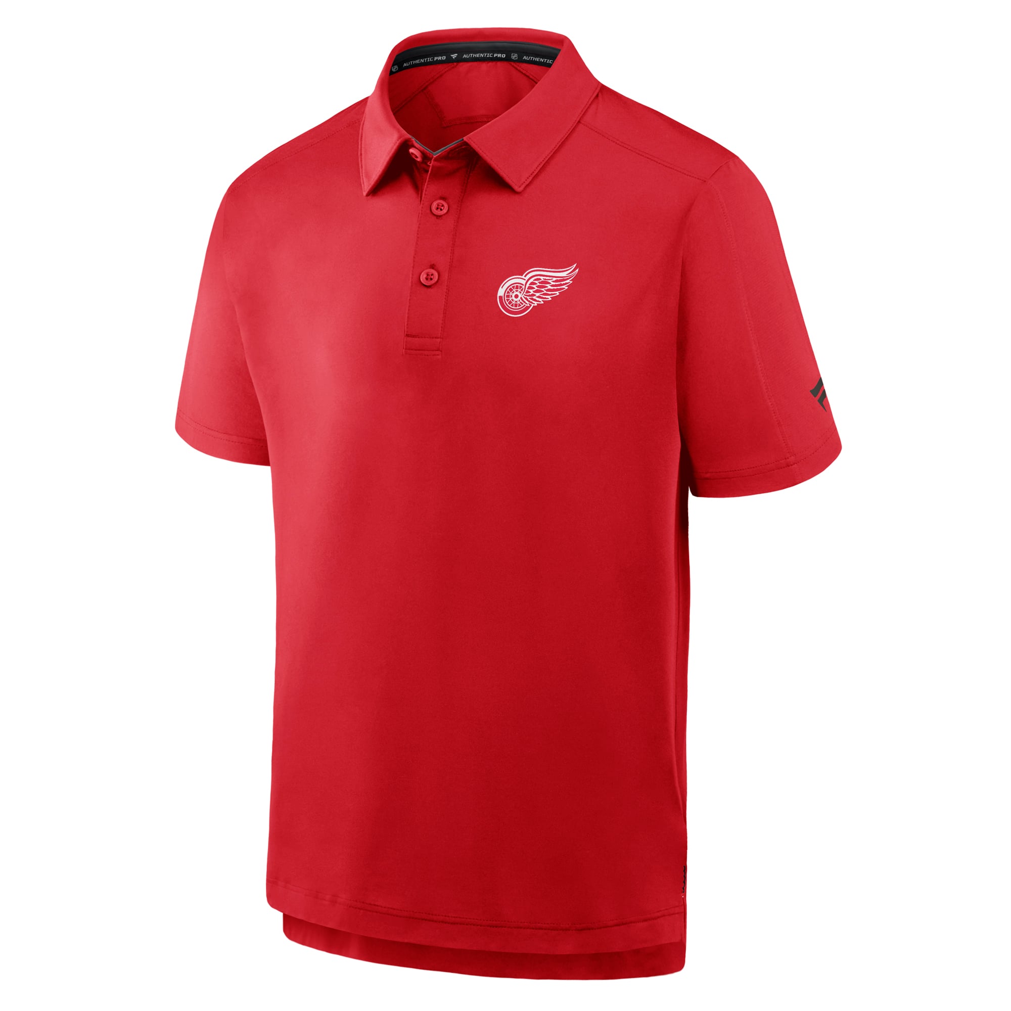 Polo authentique de patinoire Fanatics Red Detroit Wings pour homme