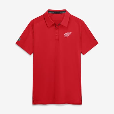 Men's Detroit Red Wings Fanatics Red Authentic Pro Rink Polo