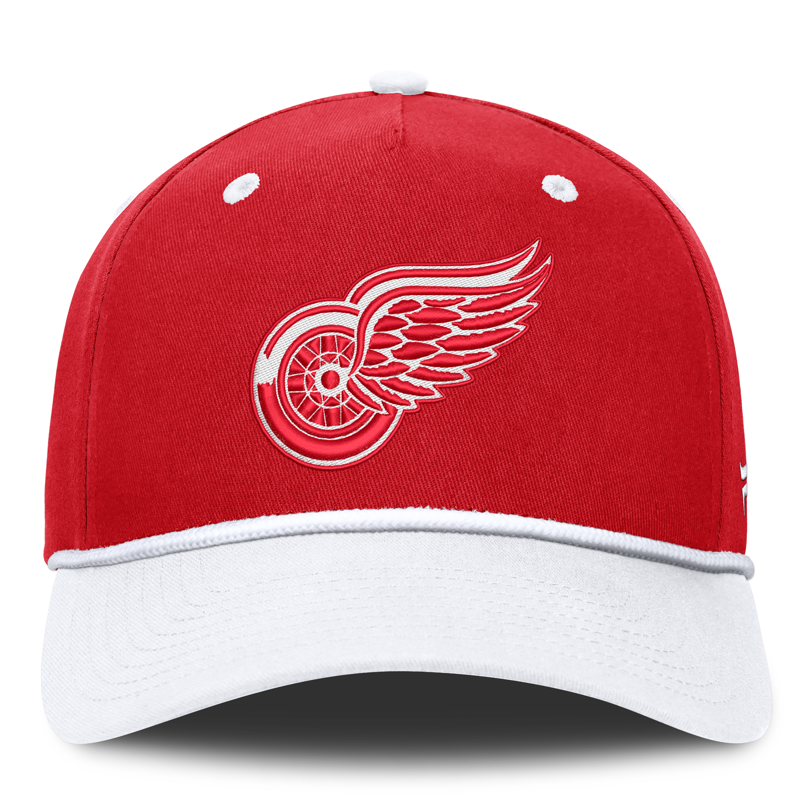 Men's Fanatics Red/White Detroit Red Wings Fundamental Power Play A-Frame Adjustable Hat