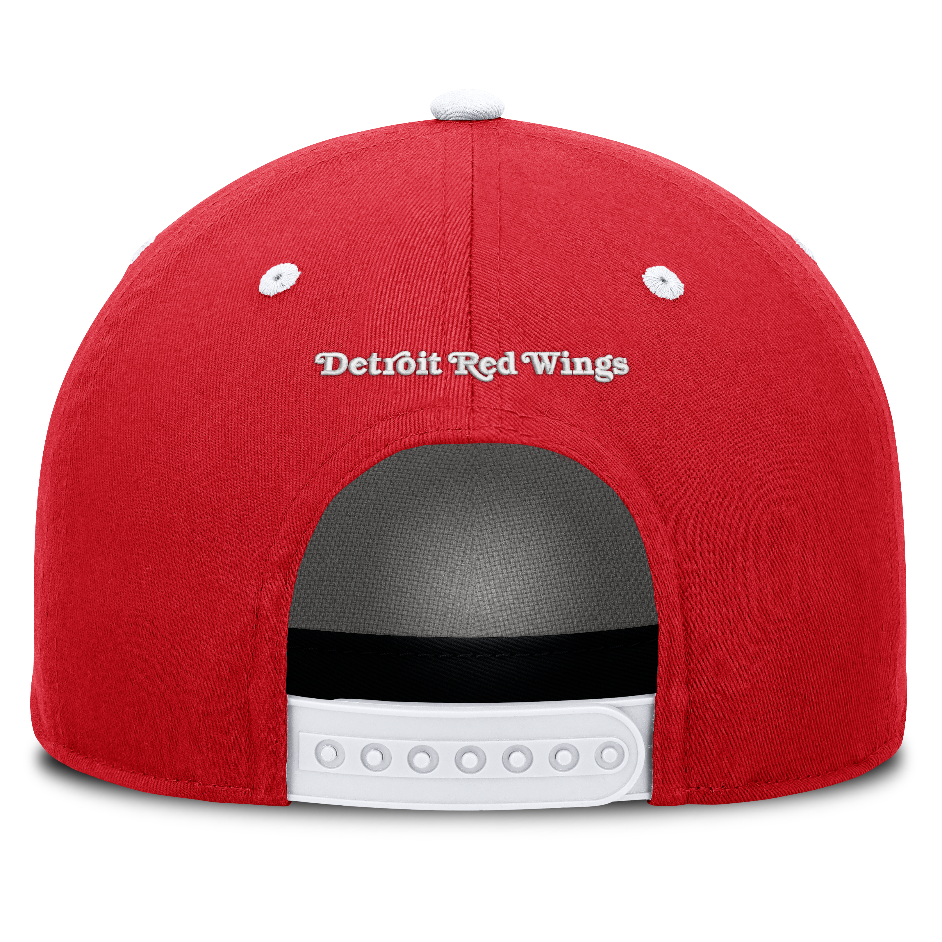 Men's Fanatics Red/White Detroit Red Wings Fundamental Power Play A-Frame Adjustable Hat