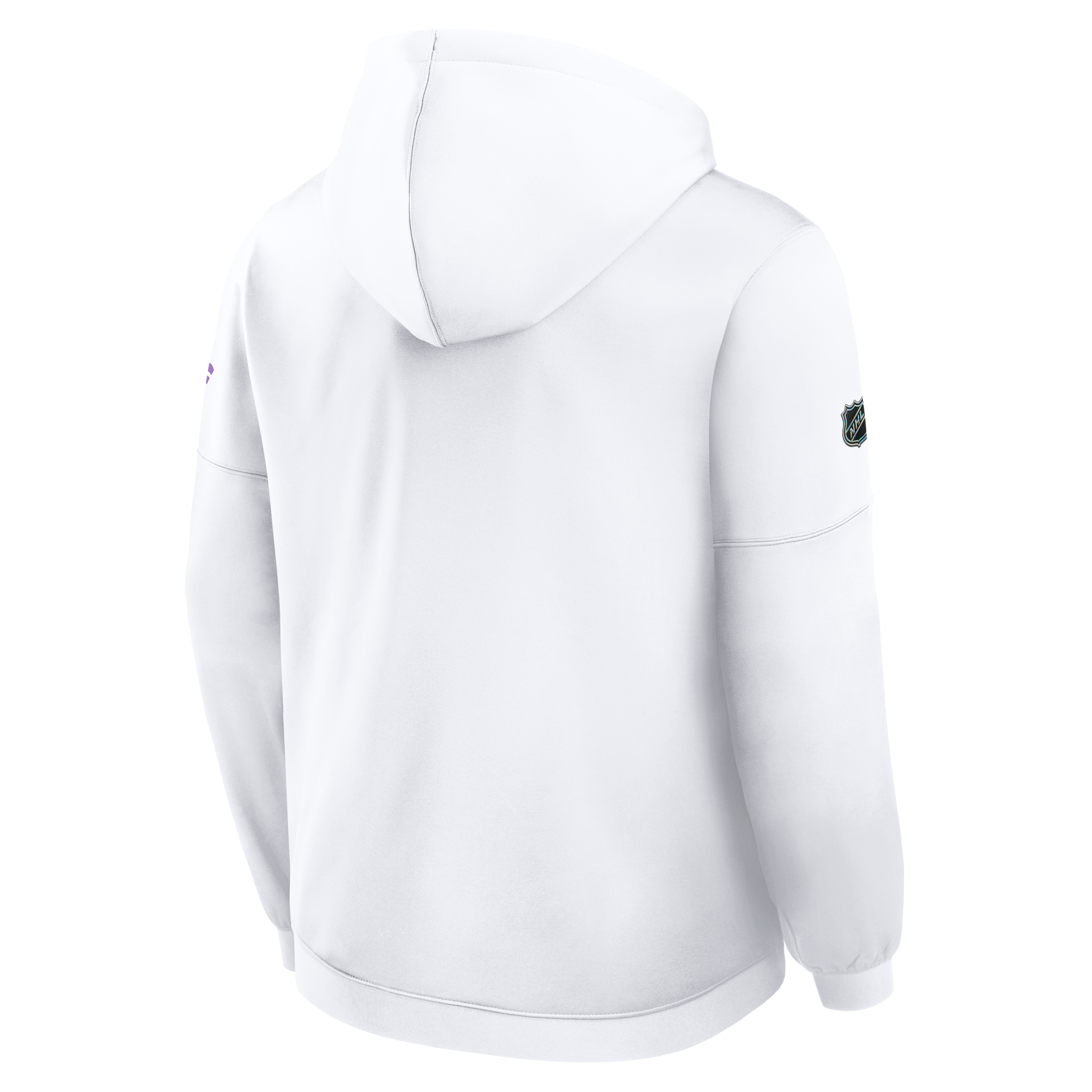 Sweat à capuche polaire authentique pour homme Fanatics blanc Detroit Red Wings Pro Hockey Fights Cancer