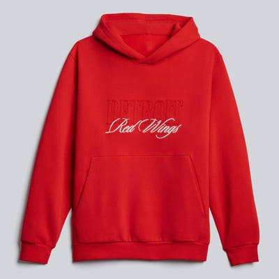 Men's Detroit Red Wings lululemon True Red Steady State Pullover Hoodie