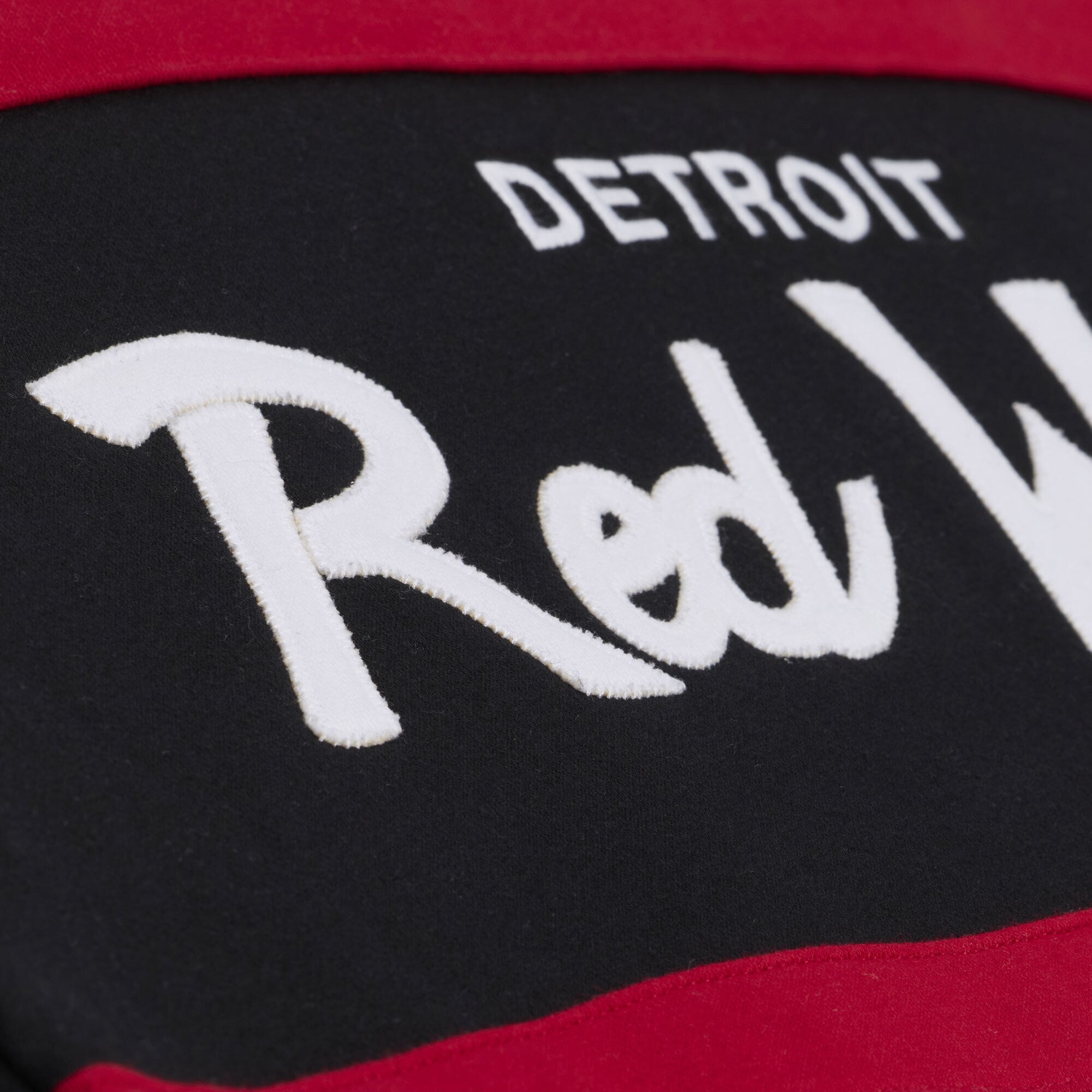 Men's Mitchell & Ness Black Detroit Red Wings Head Coach Hoodie