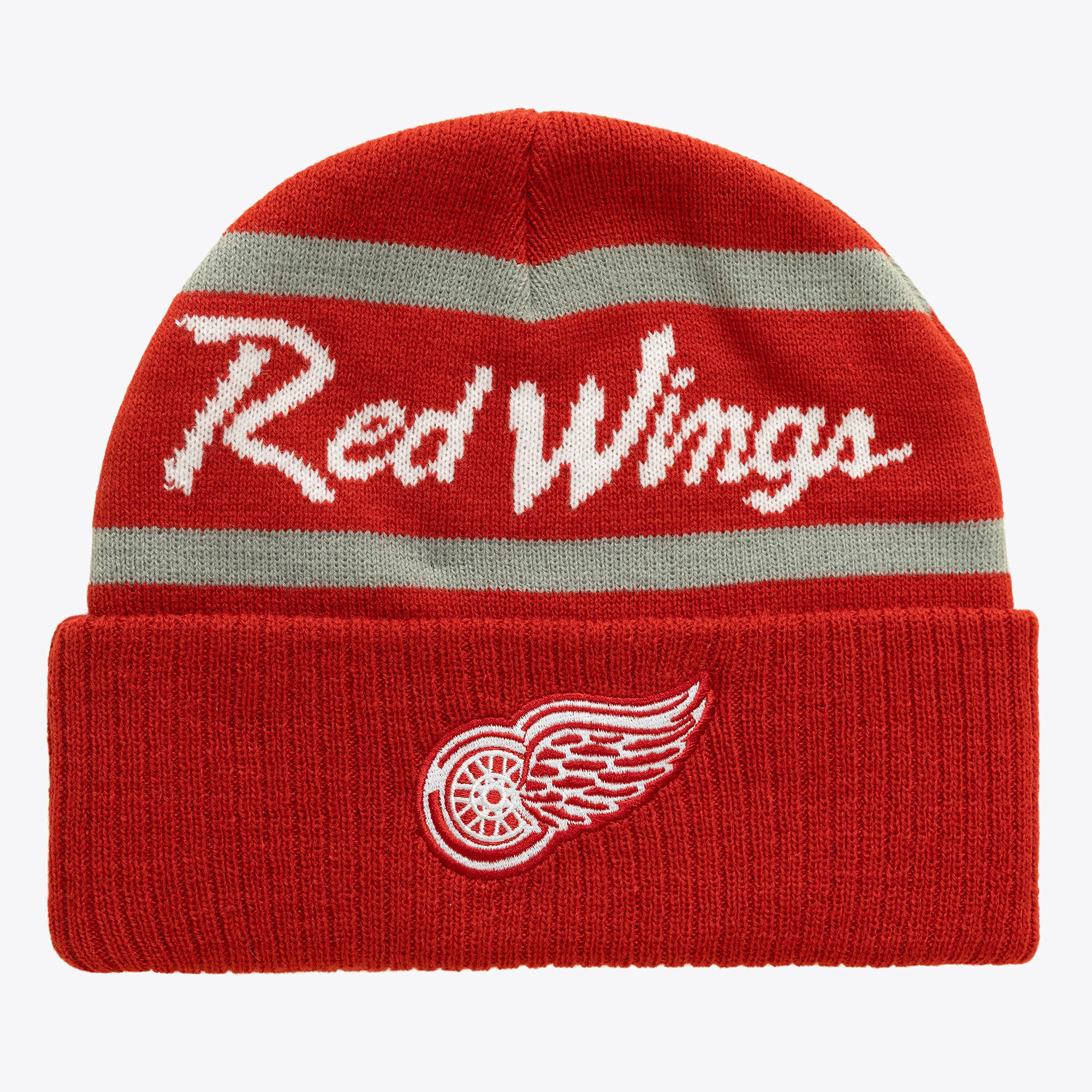 Bonnet à revers Mitchell & Ness rouge Detroit Red Wings pour homme