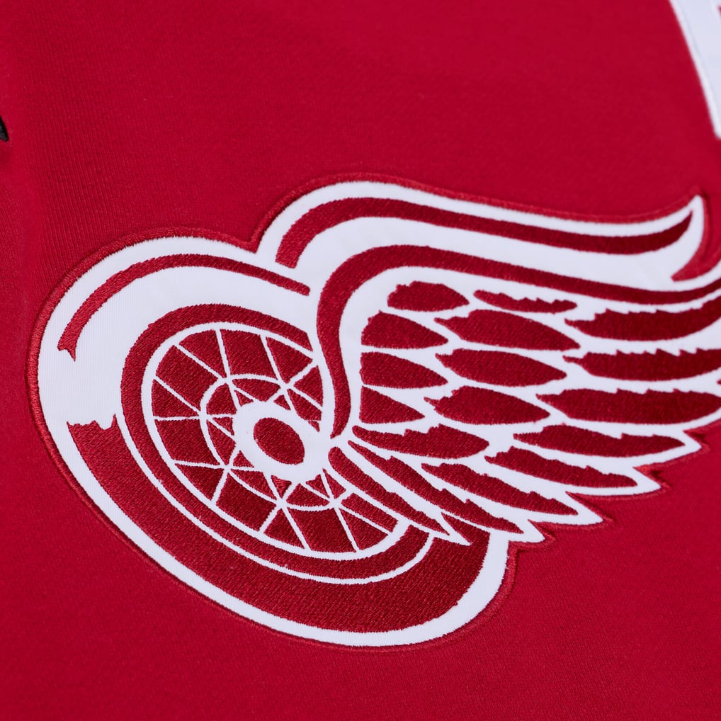 Men's Detroit Red Wings Steve Yzerman Mitchell & Ness Scarlet 1997 Name & Number Premium Pullover Hoodie