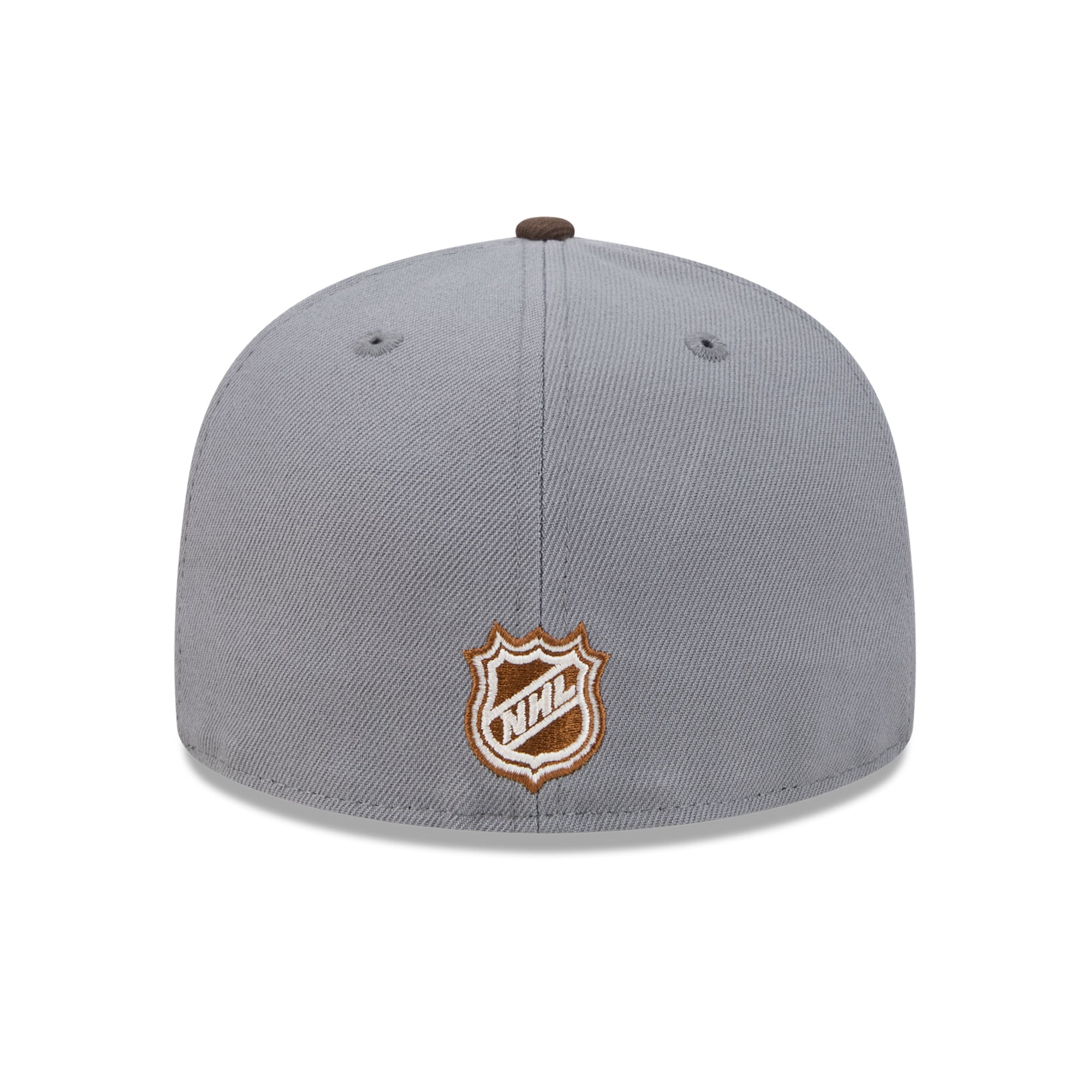 Men's New Era Charcoal/Brown Detroit Red Wings Wood Tones 59FIFTY Fitted Hat