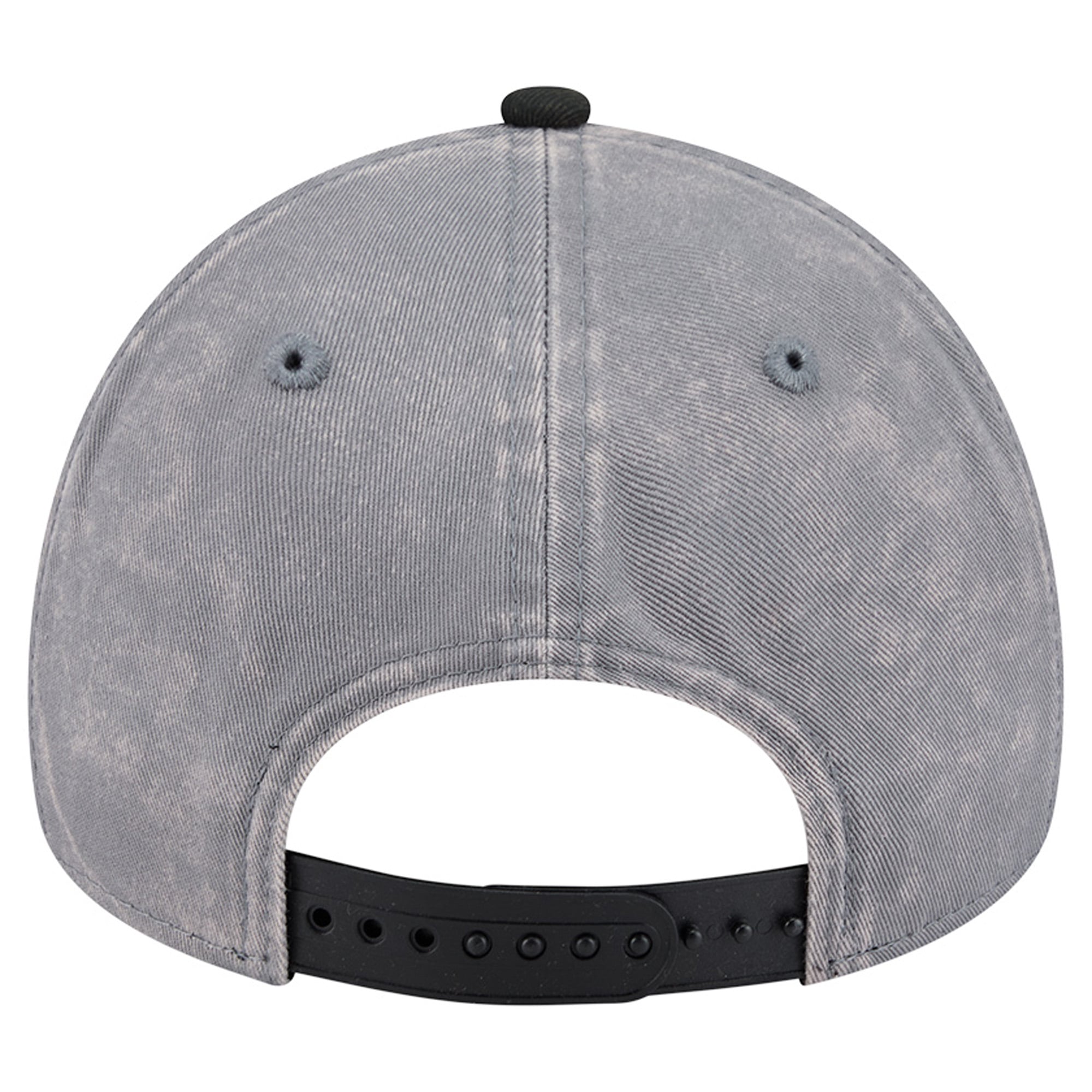 Men's New Era Gray/Black Detroit Red Wings Storm A-Frame 9FORTY Adjustable Hat