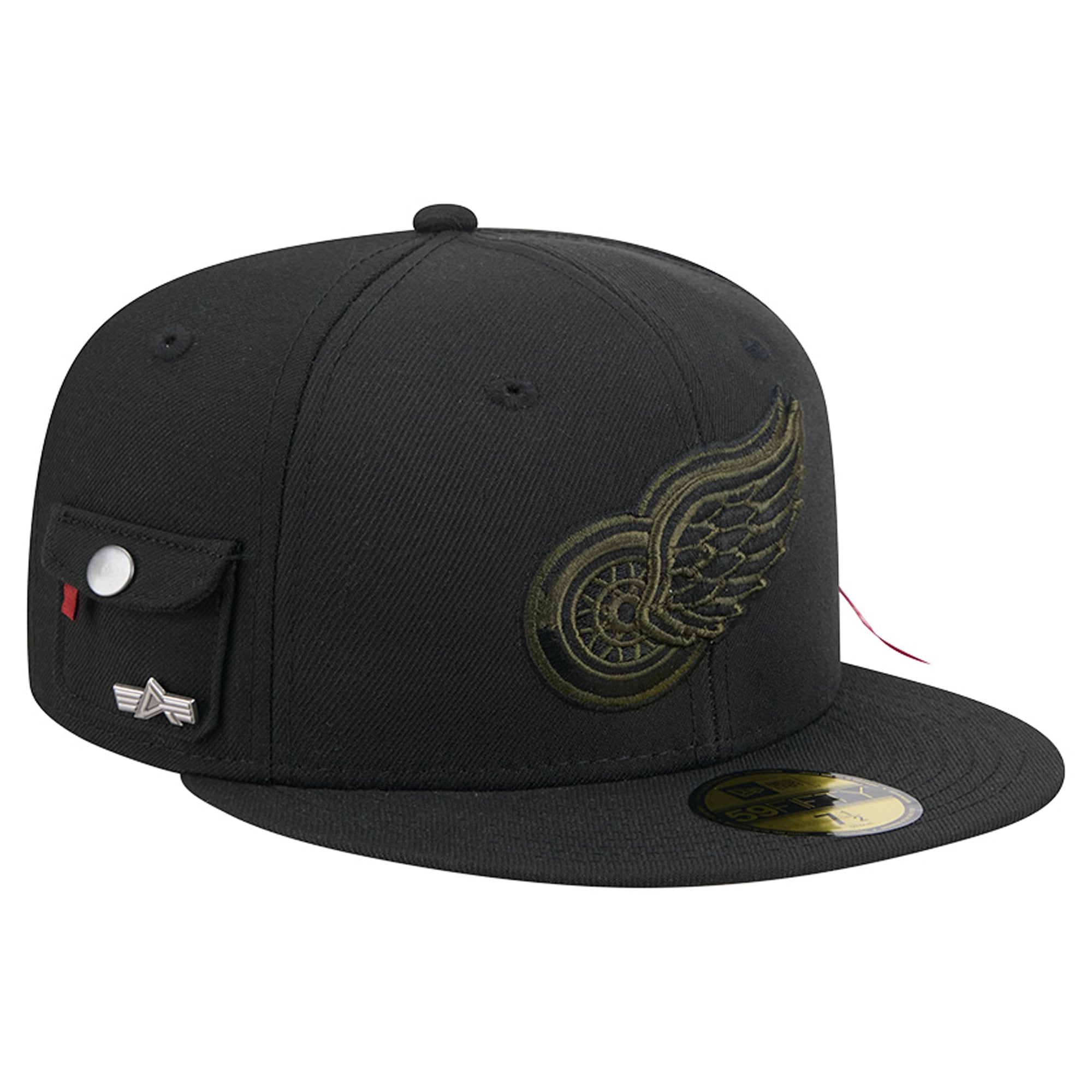 Casquette ajustée New Era x Alpha Industries Detroit Red Wings 59FIFTY pour homme