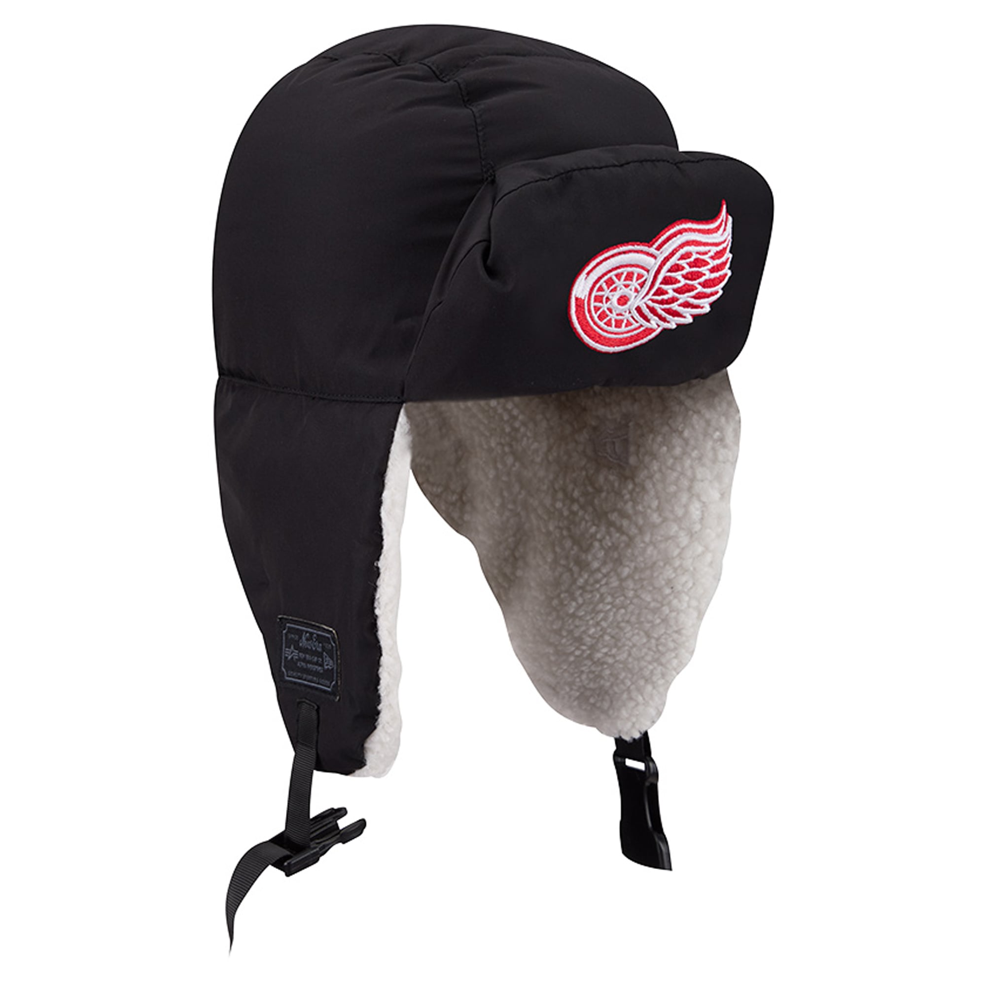 Bonnet matelassé New Era x Alpha Industries noir Detroit Red Wings pour homme