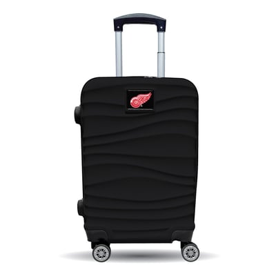 Detroit Red Wings MOJO Black Color Blitz Carry-On Hardcase Spinner Luggage
