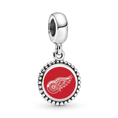 Detroit Red Wings Pandora Modern Color Dangle Charm