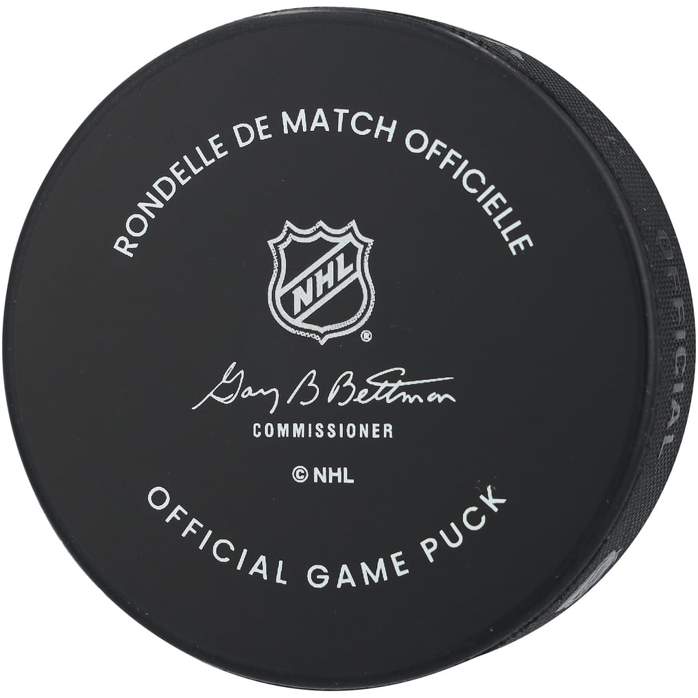Patrick Kane Detroit Red Wings Autographed Fanatics Authentic 100th Anniversary Official Game Puck