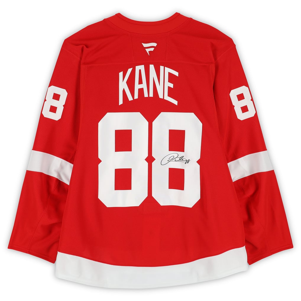 Patrick Kane Detroit Red Wings Autographed Fanatics Authentic Red Fanatics Authentic Pro Jersey