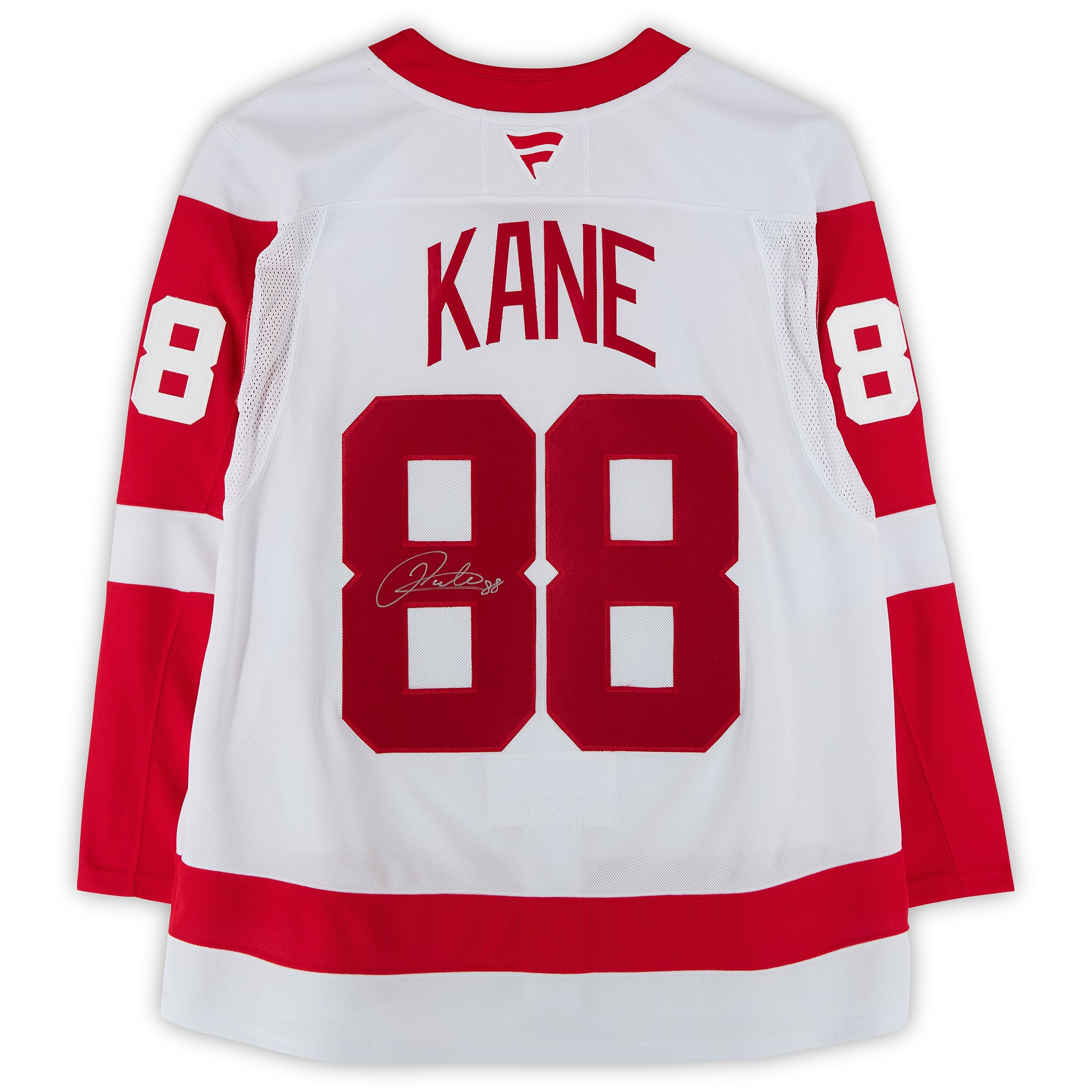 Patrick Kane Detroit Red Wings Autographed White Fanatics Premium Jersey