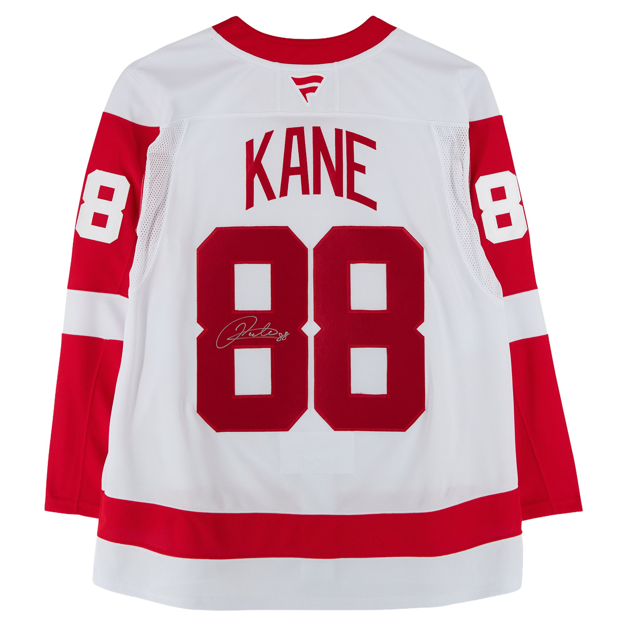 Patrick Kane Detroit Red Wings Autographed White Fanatics Premium Jersey