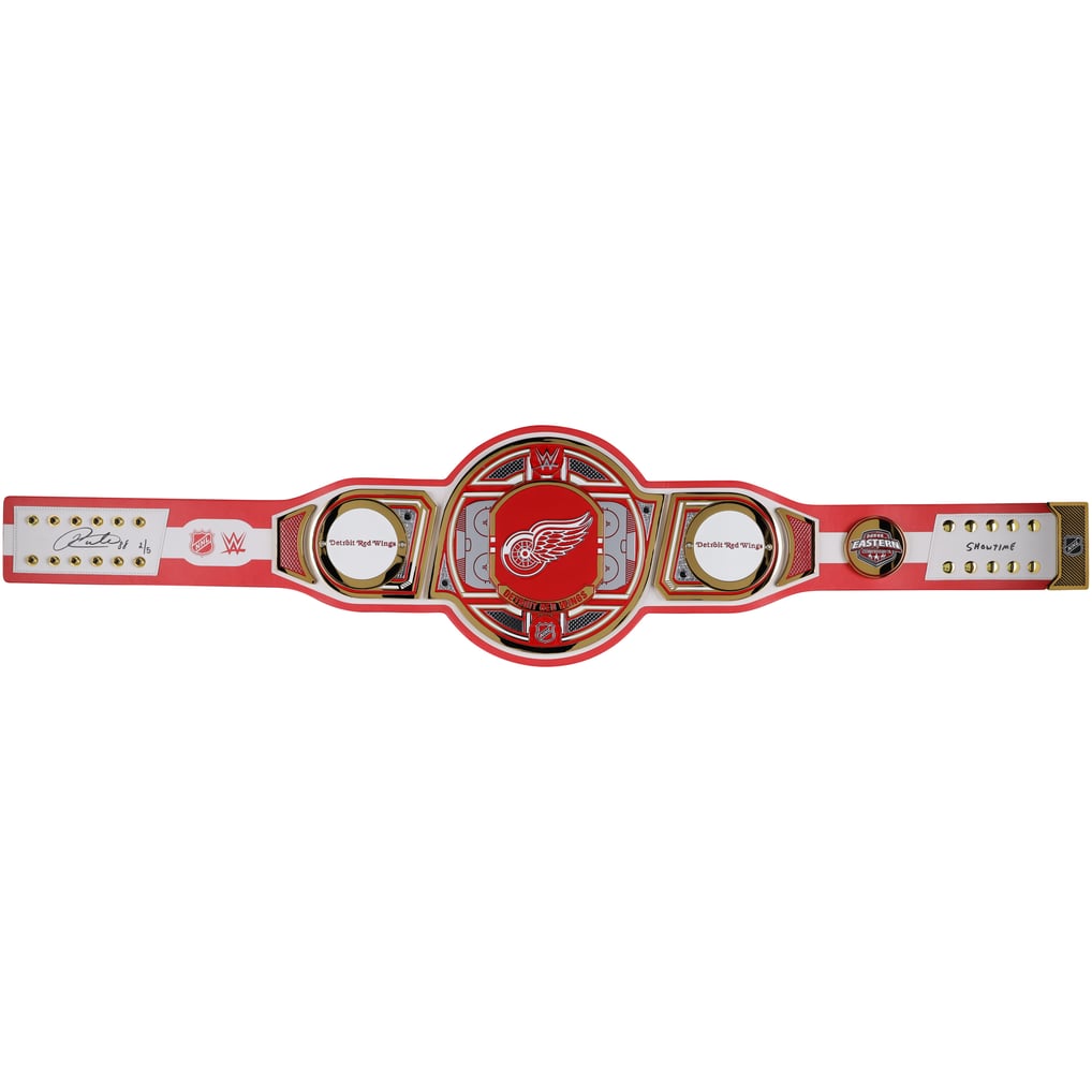 Ceinture de titre WWE Legacy signée par Patrick Kane des Red Wings de Détroit (Fanatics Authentic) avec inscription « Showtime » - Édition limitée à 5 exemplaires