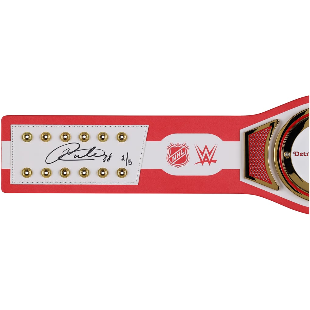 Ceinture de titre WWE Legacy signée par Patrick Kane des Red Wings de Détroit (Fanatics Authentic) avec inscription « Showtime » - Édition limitée à 5 exemplaires