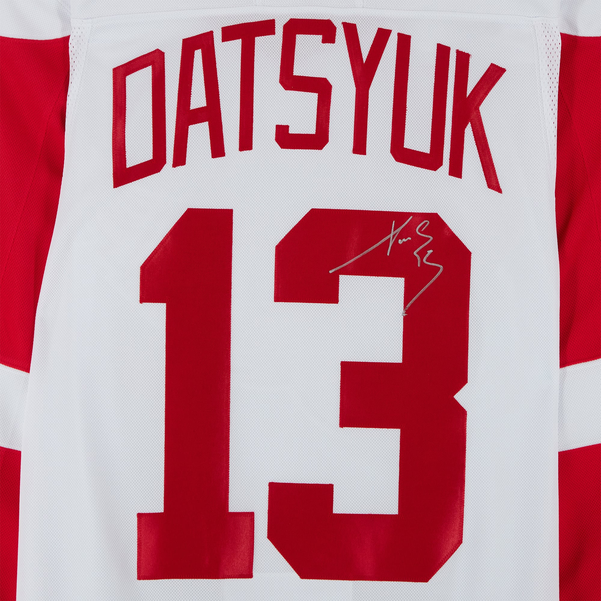 Pavel Datsyuk Detroit Red Wings Autographed White Fanatics Premium Jersey