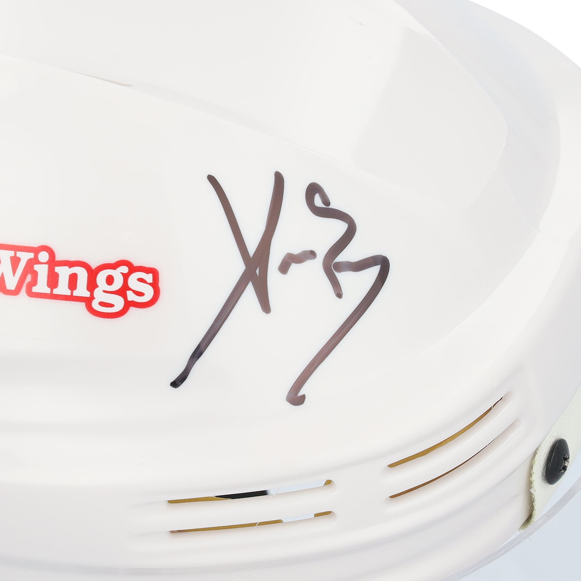 Pavel Datsyuk Detroit Red Wings Autographed White Mini Helmet