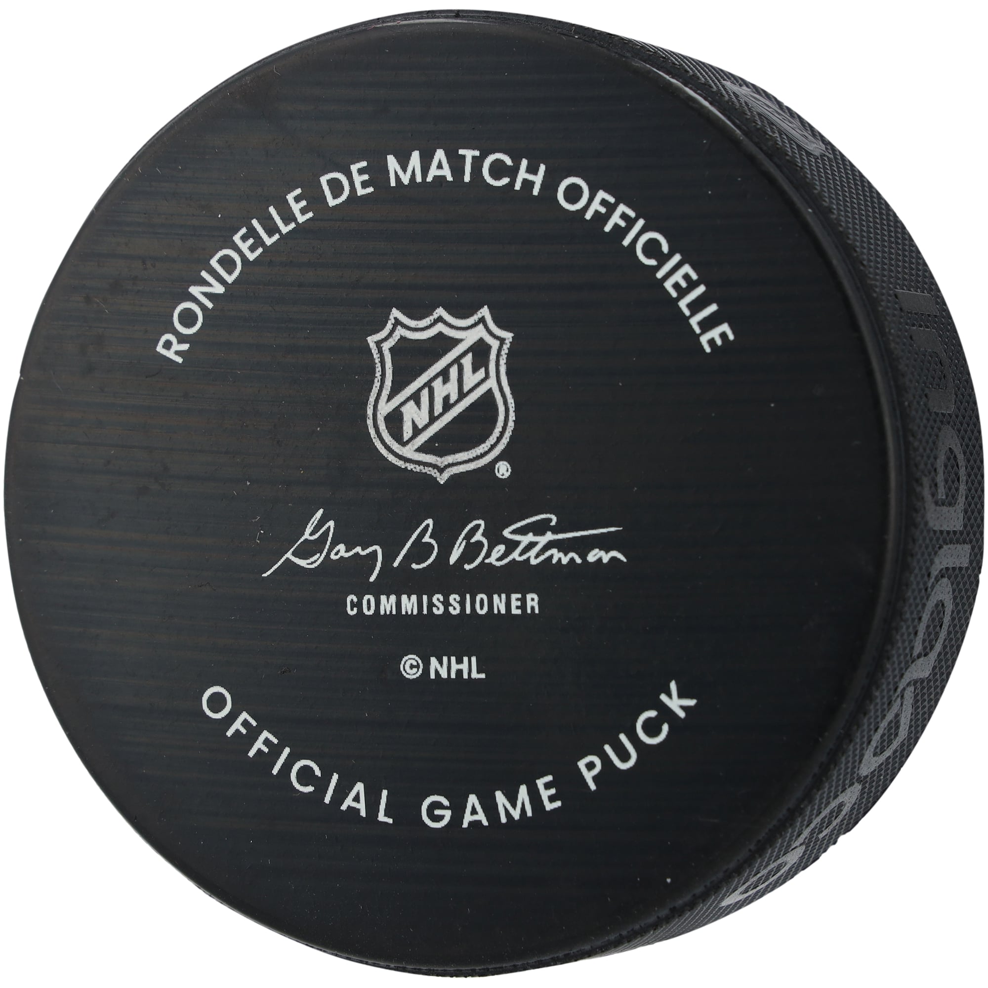 Rondelle de match officielle autographiée par Steve Yzerman des Red Wings de Detroit pour le 100e anniversaire de la saison