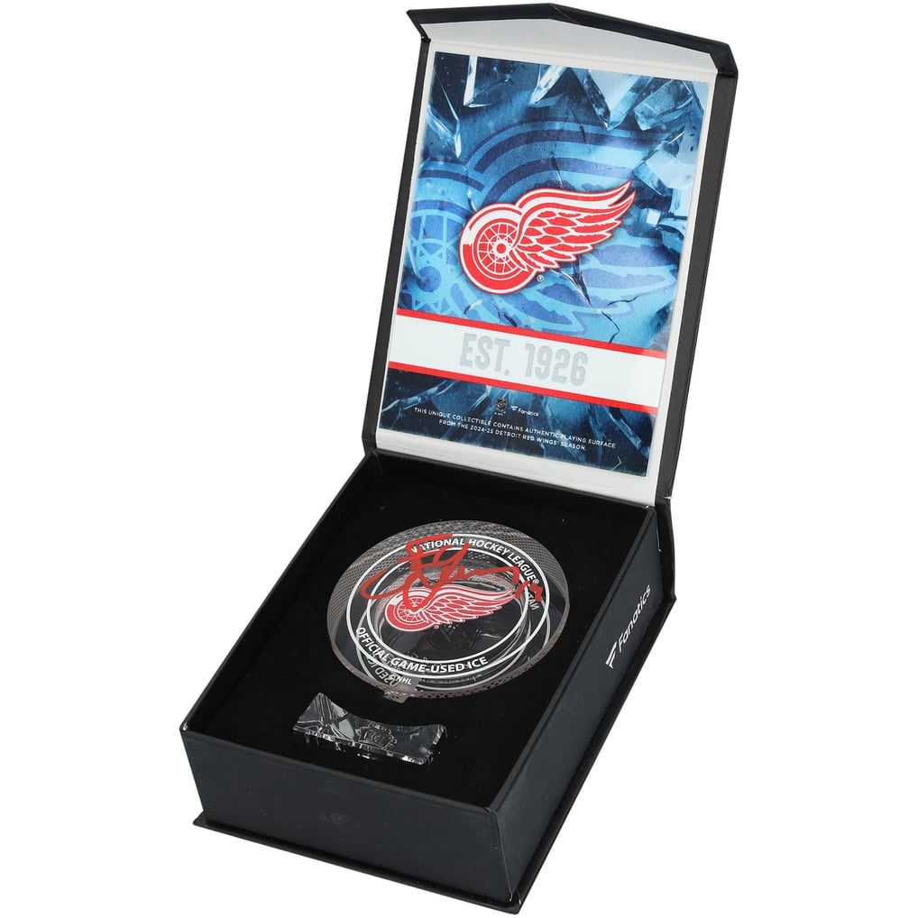Steve Yzerman Detroit Red Wings Autographed Fanatics Authentic Crystal ...