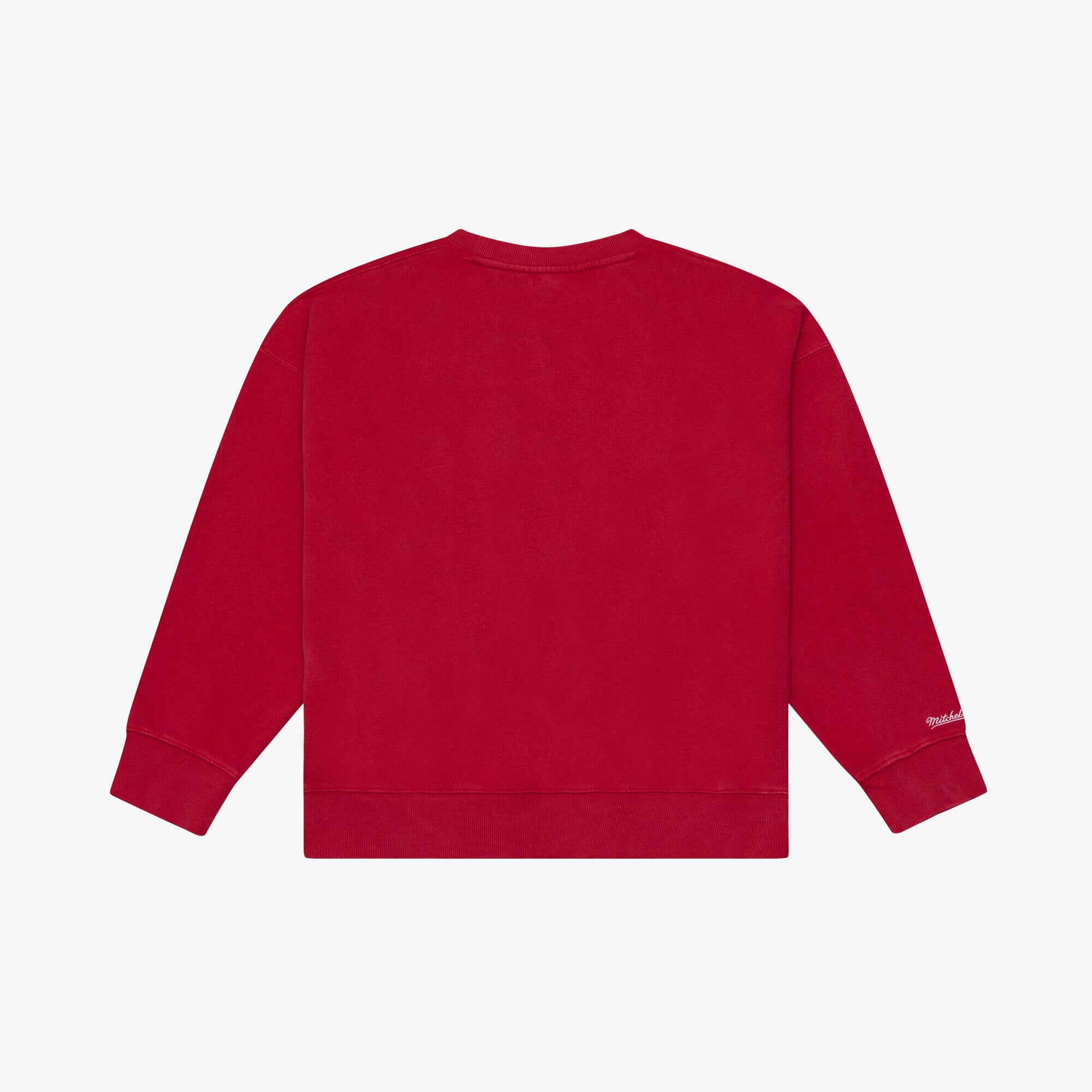 Women's Mitchell & Ness Red Detroit Wings Core Essentials Sweatshirt