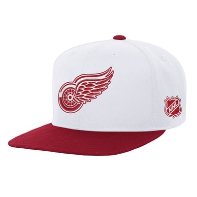 Detroit Red Wings Mitchell & Ness Youth Legendary Snapback Hat - White/Red