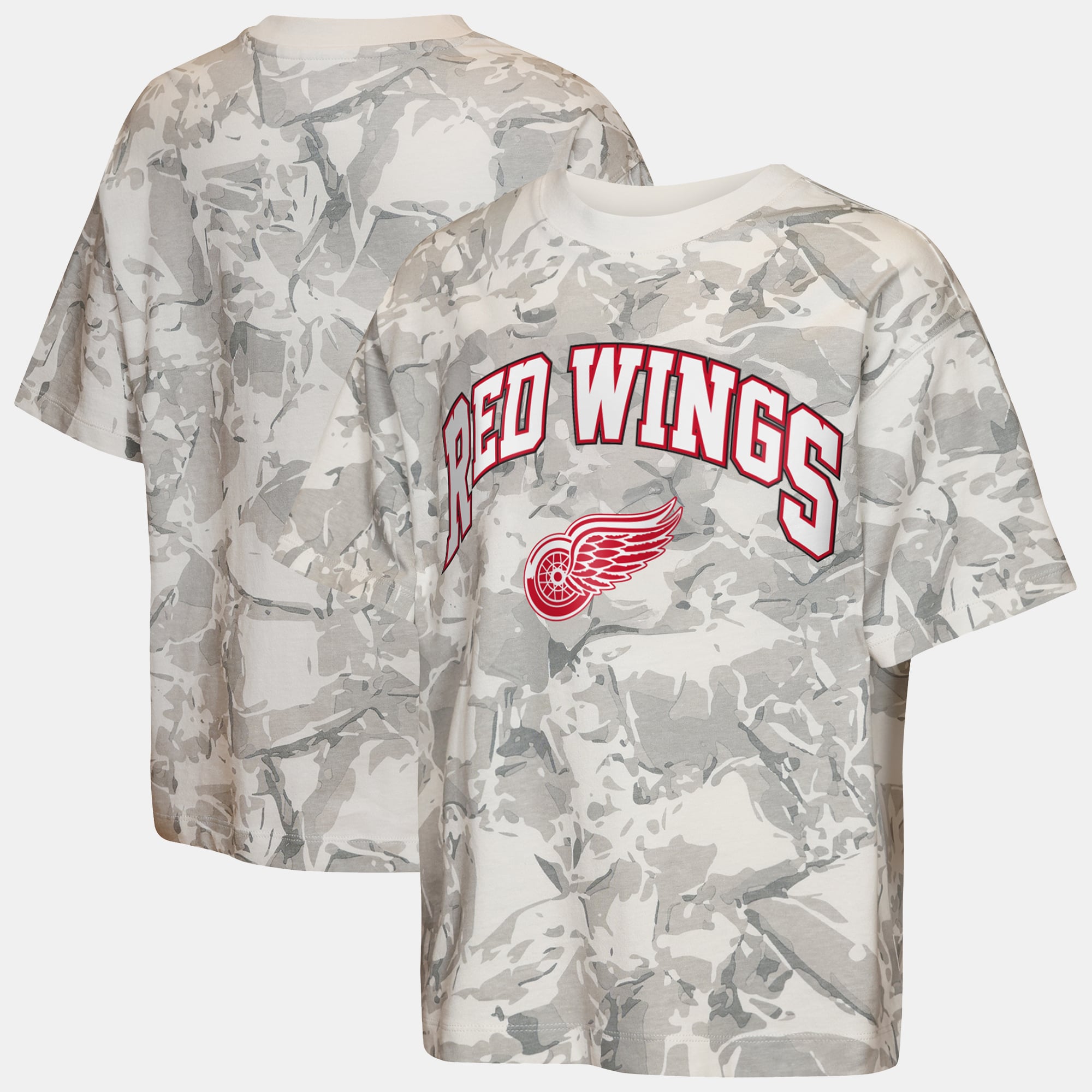 T-shirt de hockey Outerstuff camouflage Detroit Red Wings pour jeunes