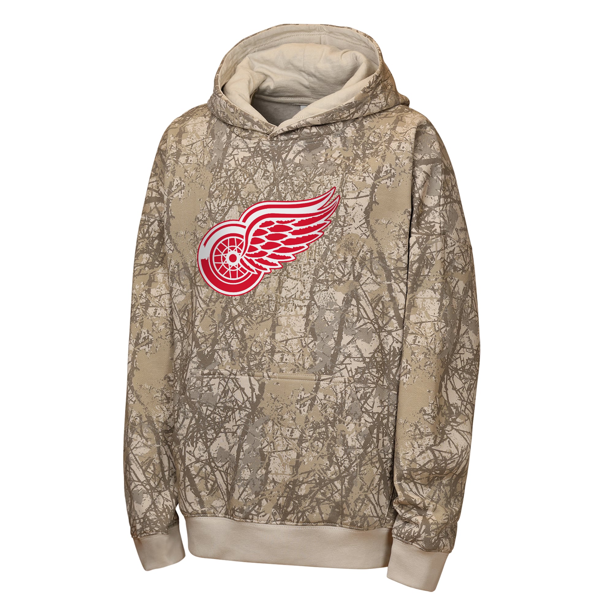 Sweat à capuche oversize Youth Outerstuff Natural Detroit Red Wings Fast & Furious