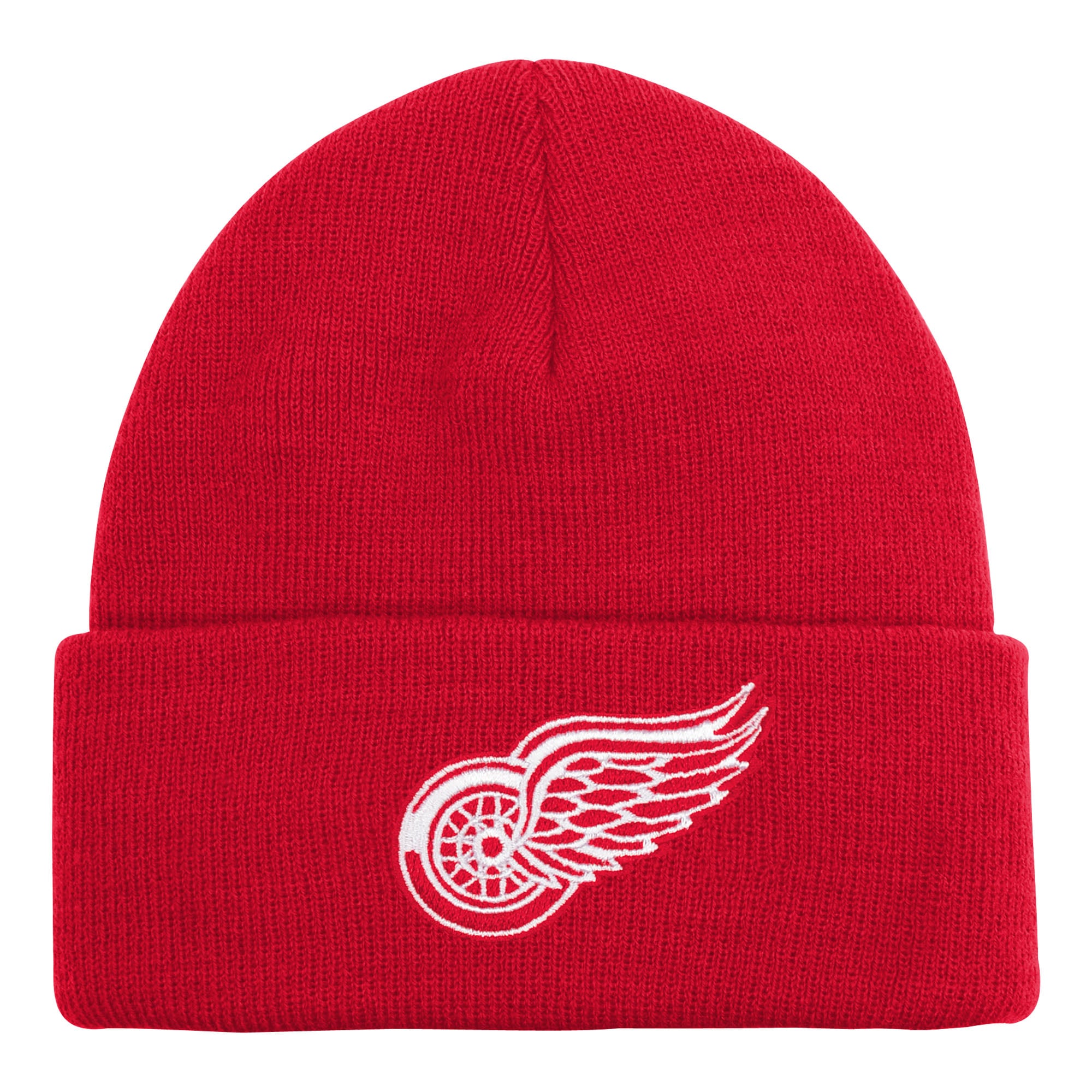 Bonnet en tricot à revers essentiel Red Detroit Red Wings 2.0 pour jeunes Outerstuff