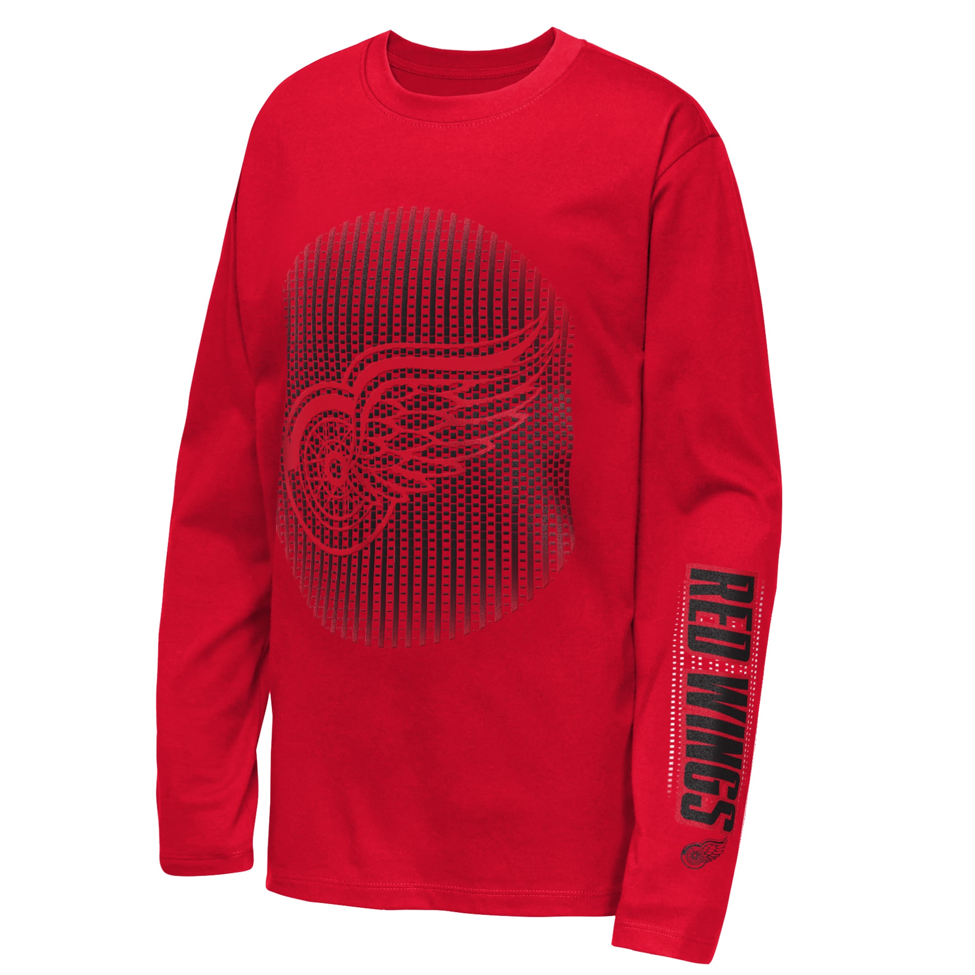 Youth Outerstuff Red Detroit Wings Regroup & Reset Long Sleeve T-Shirt