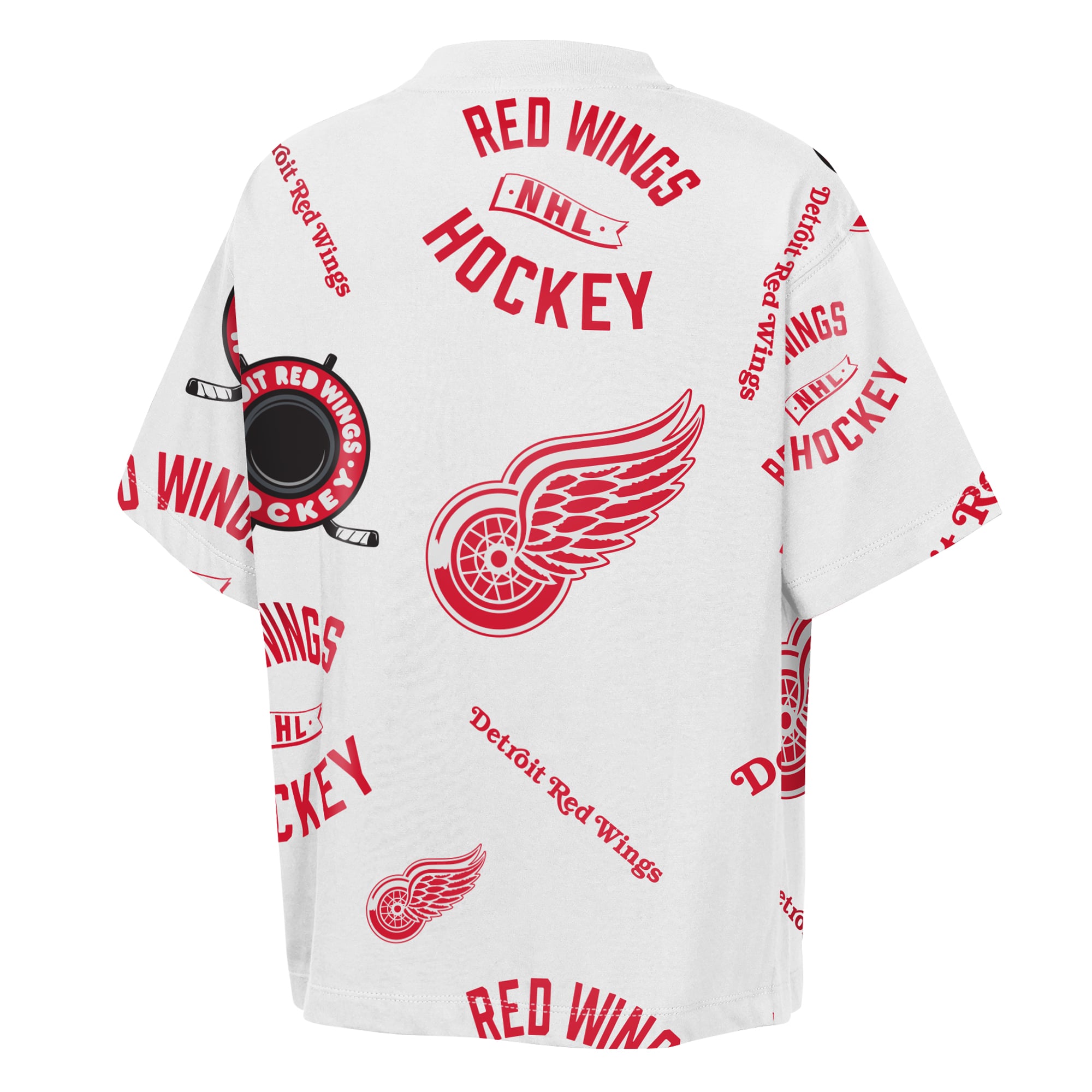 T-shirt blanc Youth Outerstuff Detroit Red Wings Unstoppable Elevated