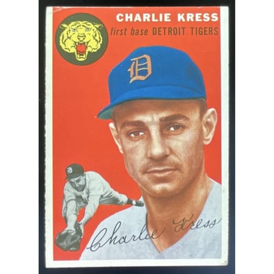 1954 Topps #219 Charlie Kress RC