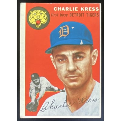 1954 Topps #219 Charlie Kress RC