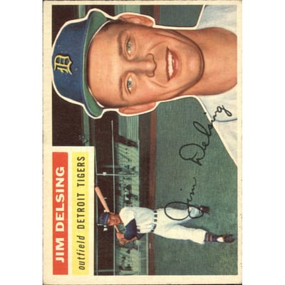 1956 Topps #338 Jim Delsing