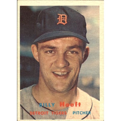 1957 Topps #60 Billy Hoeft
