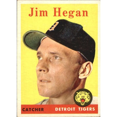 1958 Topps #345 Jim Hegan