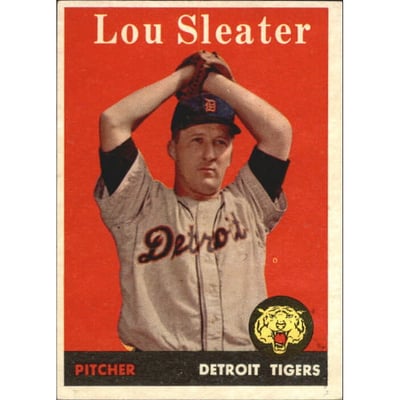 1958 Topps #46A Lou Sleater